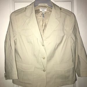 Covington Plus Size qt sleeve Blazer